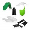 KIT PLÁSTICOS COMPLETO ACERBIS KAWASAKI KX-F 450 2013-2015 - VERDE / PRETO